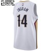 Camiseta Niños NBA New Orleans Pelicans Brandon Ingram 14 2022-23 Nike Association Edition Blanco Swingman